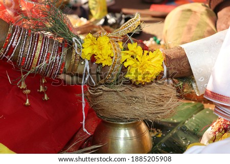 indian traditional wedding ritual photo Hindu Marriages in Indian Marriage hata ganthi