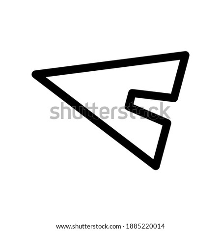 sending icon or logo isolated sign symbol vector illustration - high quality black style vector icons
