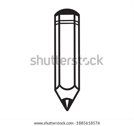 pencil isolated vector clip-art Vector design symbol