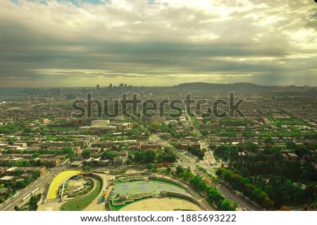 Summer time veiws of Montreal Royalty-Free Stock Photo #1885693222