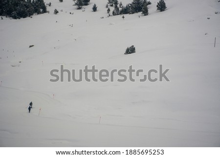 Baqueira Beret in Lerida Catalonia ski spot resort in Aran Valley of Pyrenees Spain oon January 27, 2020