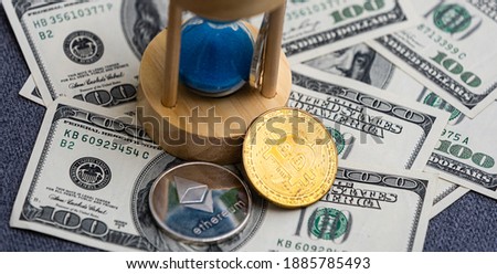 golden bitcoin, conceptual image for crypto currency