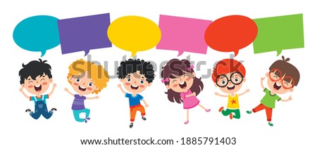 Happy Multi Ethnic Kids Playing Together Royalty-Free Stock Photo #1885791403