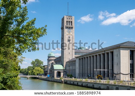 The German Museum of Masterpieces of Science and Technology in Munich, Germany. Deutsches Museum Royalty-Free Stock Photo #1885898974
