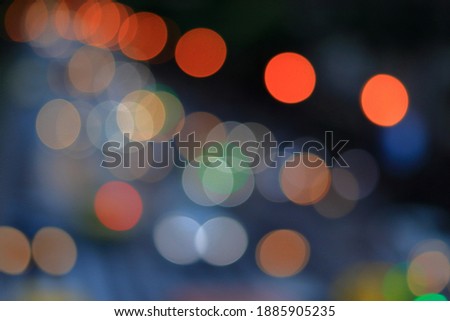 Multi color bokeh light effect, Abstract Blurred multi Color pattern background, Colorful, Defocused background. Blurred bright light.