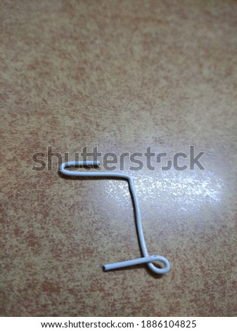 white paper clip lighting unknown style