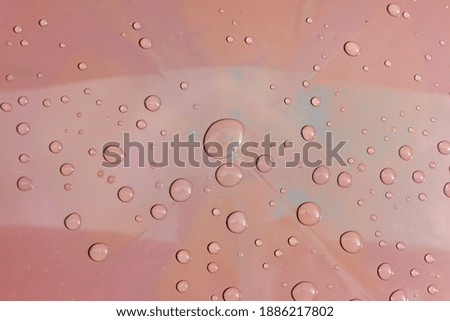 raindrops on a plastic surface to use as a background