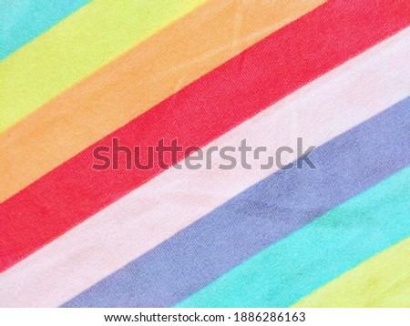 Flat design Multi-colored fabric patterns, elegant design, cute and simple, following modern fashion trends.