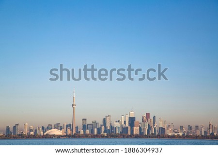 A remote photograph of downtown Toronto