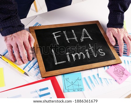 FHA Limits are shown on the business photo using the text