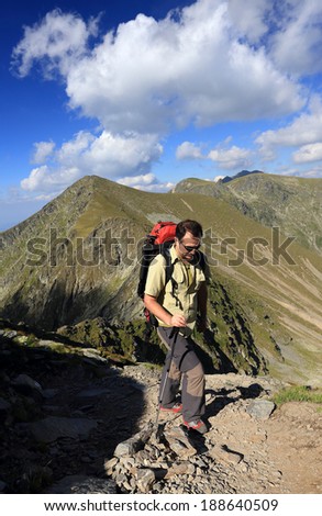 Trekking in the Transylvanian Alps, Romania, Europe