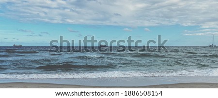 Beautiful edited picture of the Fort Lauderdale Beach in Florida, wonderful for backgrounds and banners.