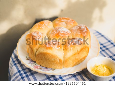 Roti Sobek Bread Fluffy Bread Royalty-Free Stock Photo #1886604451