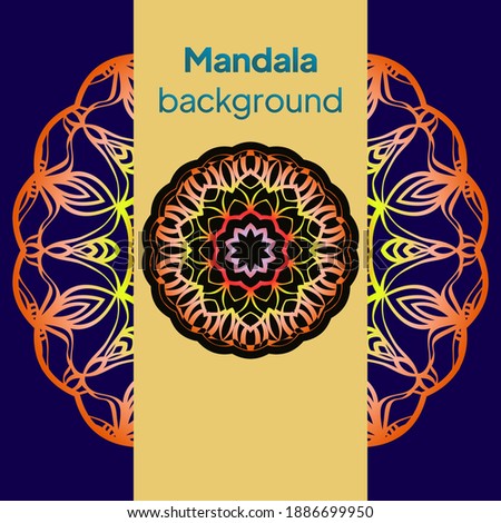 Flower historical mandala. Very printable decorative elements. Vector illustration for design