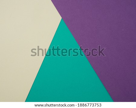 Multi-color background composition of cardboard of different colors postcard       