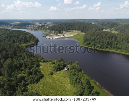 Ladoga nature. Skerries. Water and stones Royalty-Free Stock Photo #1887233749