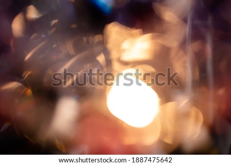 Purple bokeh lights. Abstract background