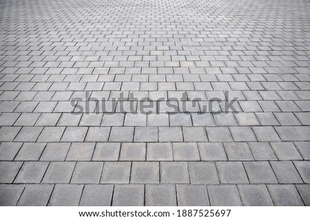 Soil pavement texture in perspective Royalty-Free Stock Photo #1887525697