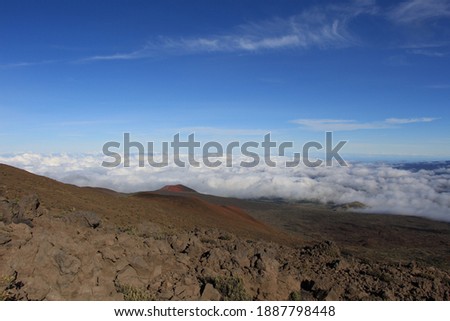 On top of the largest moutain in the world on the Big Island of Hawaii - USA