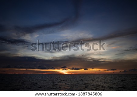 Tropical Sunset, Raja Ampat Indonesia