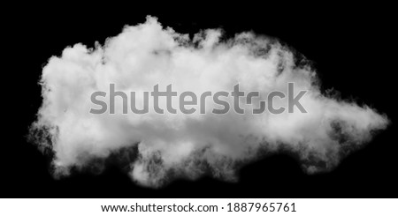white cloud on black background , abstract texture.