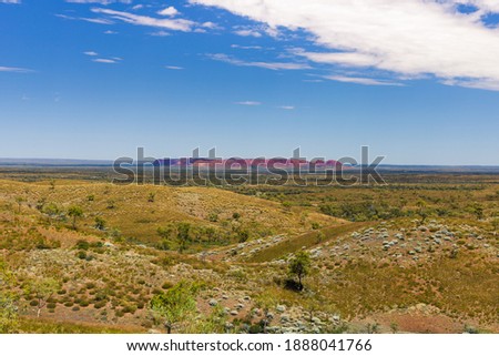 View of Tnorala - Gosse Bluff; Australia