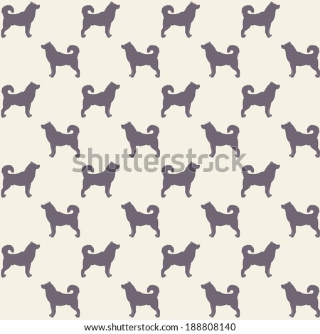 Seamless pattern. Dogs. Can be used for textile, website background, book cover, packaging.