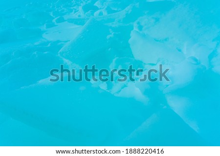  Beautiful abstract natural winter background. Pure aquamarine mountain snow. Hight quality photo
