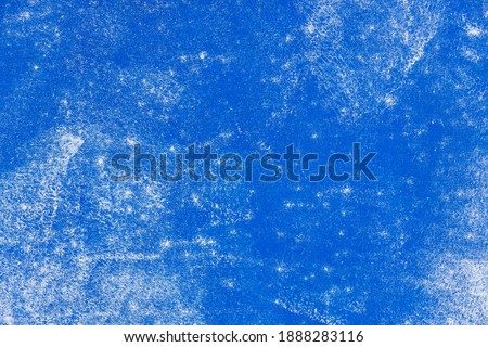 Bright blue stone concrete surface, textured pattern background.
