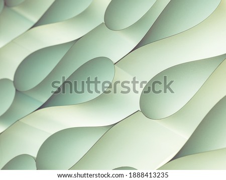 Folded backlit paper abstract  water drop shapes suitabe as wallpaper. . Shallow depth of field.