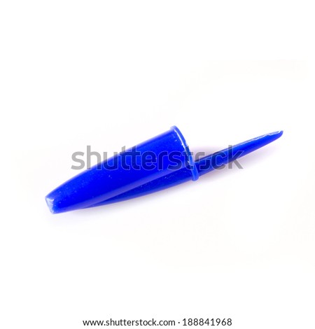 blue pen cap Royalty-Free Stock Photo #188841968