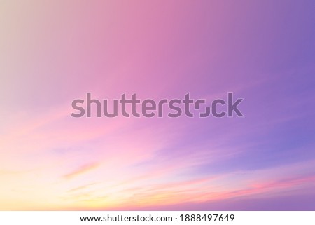 A soft clouds in the pastel colored gradient for background Royalty-Free Stock Photo #1888497649