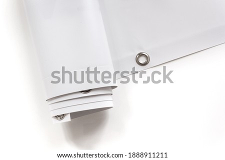 Large format print with hem Royalty-Free Stock Photo #1888911211