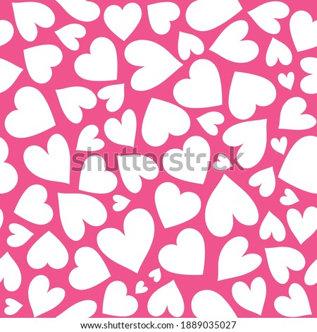 Abstract seamless love pattern. Valentines day wrapping paper. Romantic wallpaper for girls, textile, clothes, wrapping paper. Vector illustration