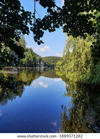 Beautiful lake in Czech Paradise