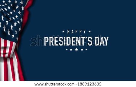 President's Day Background Design. Banner, Poster, Greeting Card. Vector Illustration.