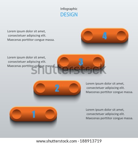 Infographics design. Eps10 Vector illustration