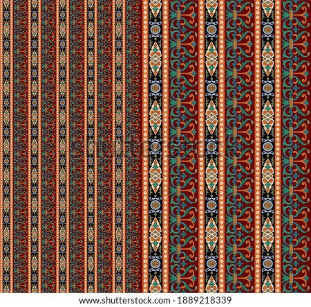 abstract geometric Mix match pattern design Royalty-Free Stock Photo #1889218339