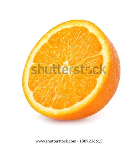 Orange fruit, orange on white background,  Royalty-Free Stock Photo #1889236615