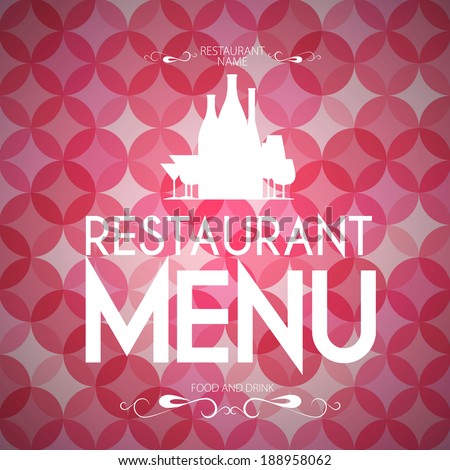 Menu template for restaurant - vector card