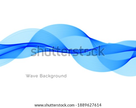modern wavy blue design wave pattern background