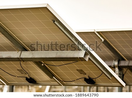 Iron bracket diagram of solar photovoltaic panel