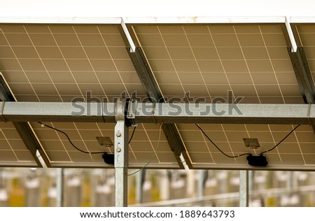 Iron bracket diagram of solar photovoltaic panel