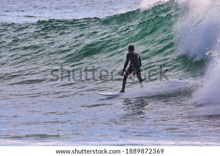 Surfing Rincon point on 01-03-2020