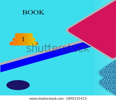 Book cover used for printing