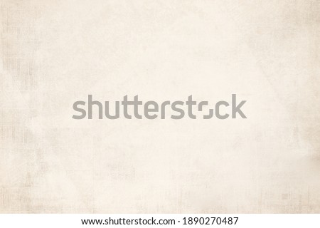 OLD NEWSPAPER BACKGROUND, OLD BLANK GRUNGE PAPER TEXTURE, LIGHT BEIGE TEXTURED PATTERN, WALLPAPER DESIGN Royalty-Free Stock Photo #1890270487