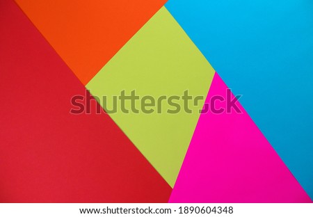 Multicolored background. Red, orange, yellow, blue and pink