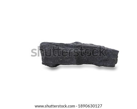 HyperFocal: pumice stone isolated on white background for interior design illustration for product or jewelry photography
