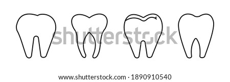 dental symbol for education, vector