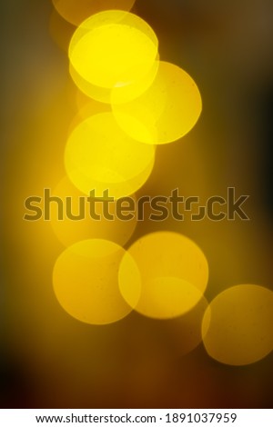 Blur Golden Bokeh Light Art Abstract Background . Bokeh Night Stock Images.